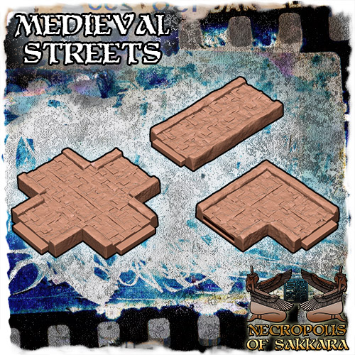 Modular medieval Road Tiles